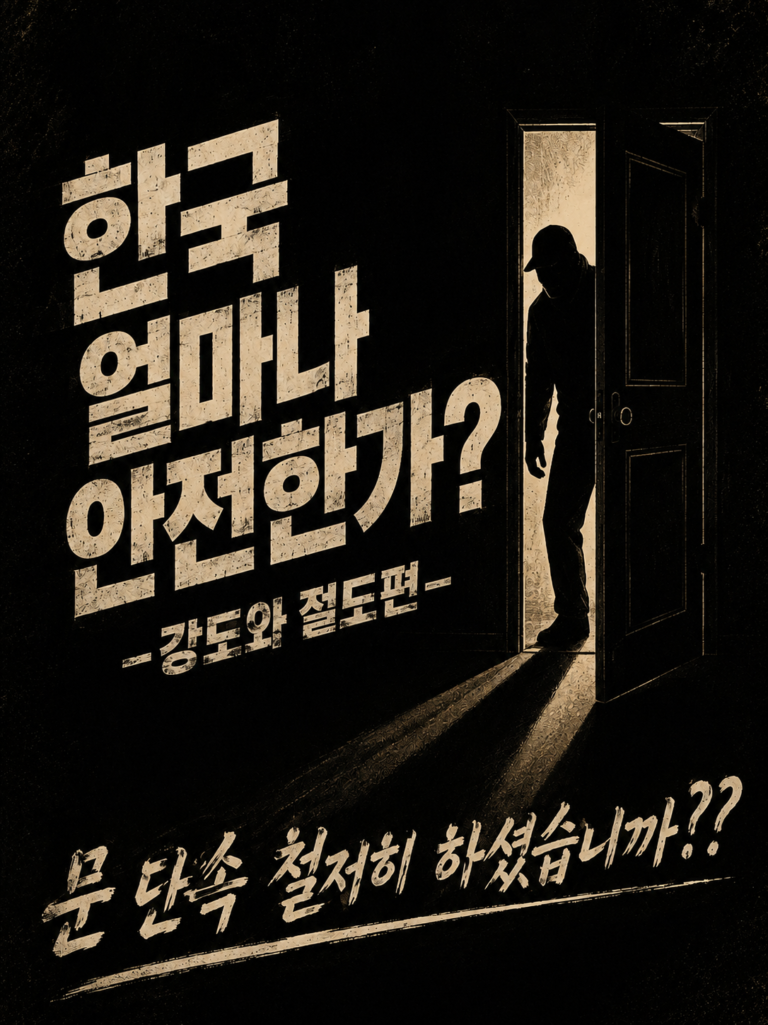 대한민국은 안전한가? – 강도편 –